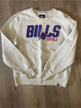 NWOT 47 Buffalo Bills Cream Crewneck